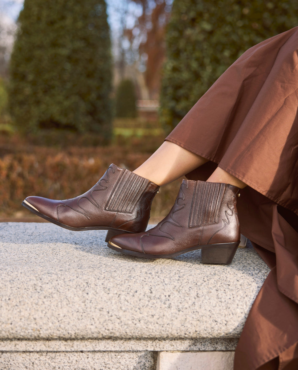 Botines Silvia Choco