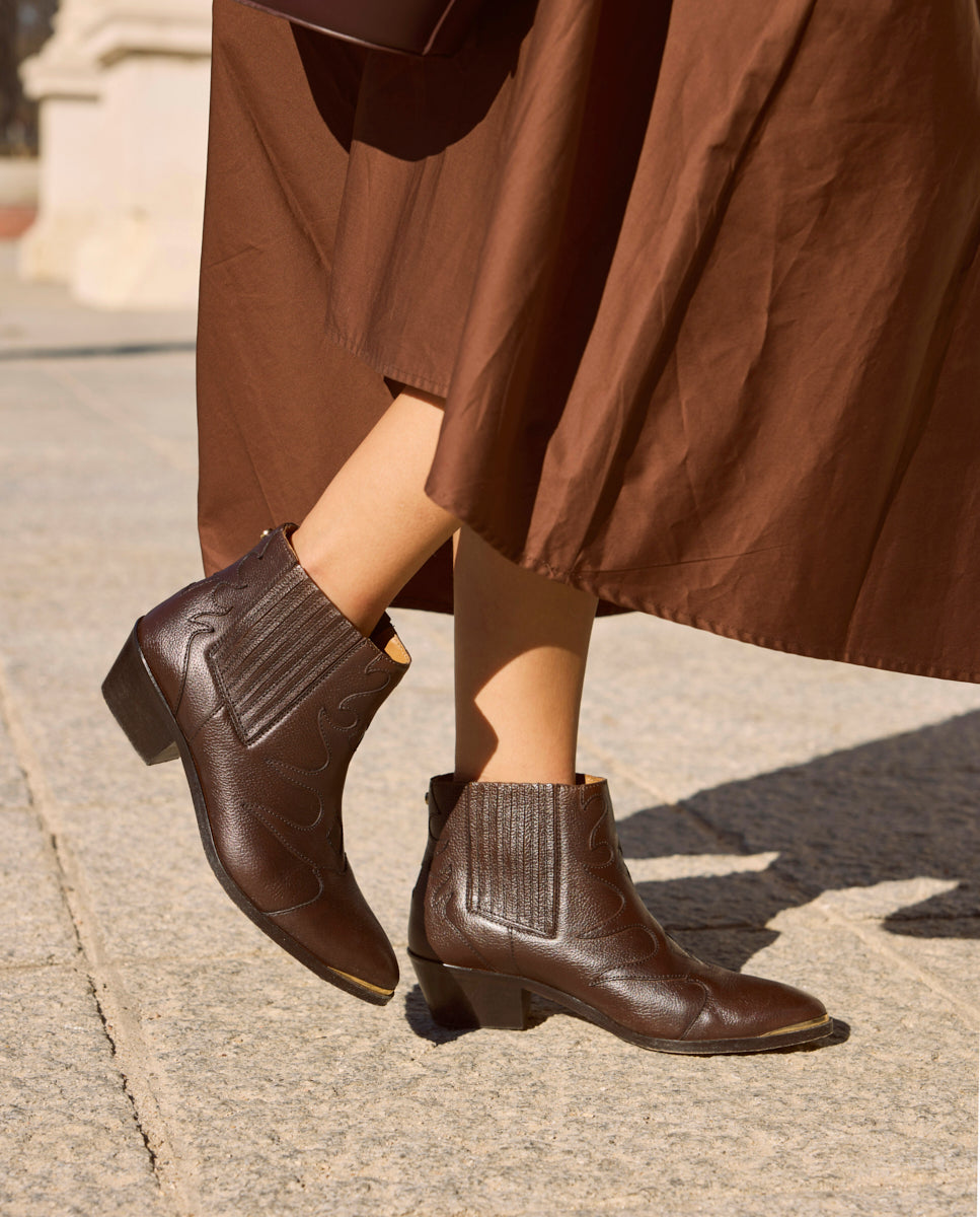 Botines Silvia Choco