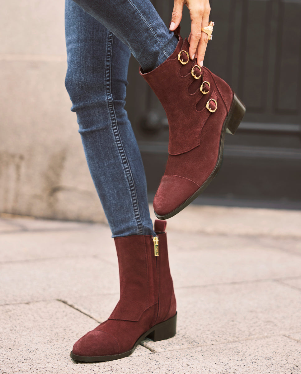 Botines Lilly Burdeos