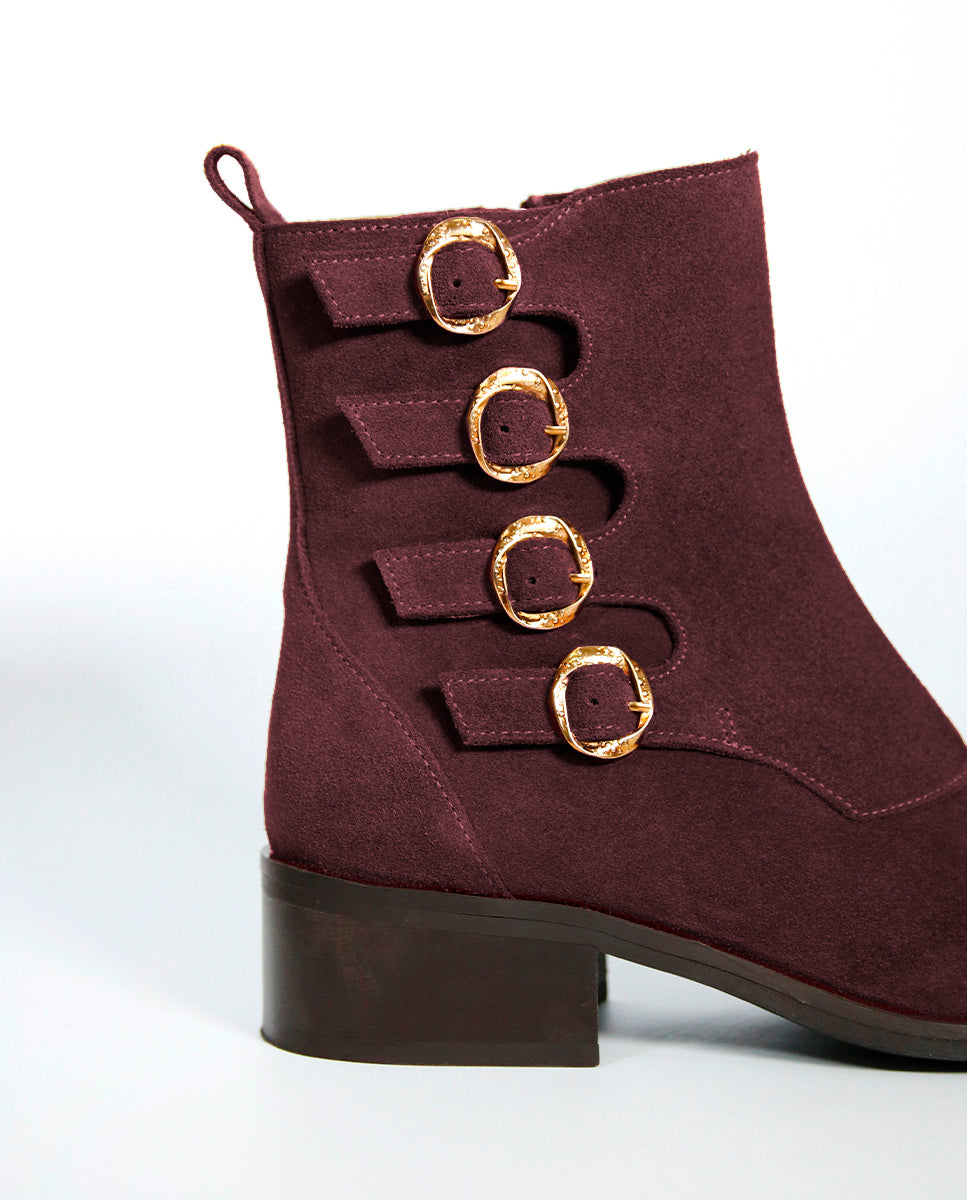Botines Lilly Burdeos