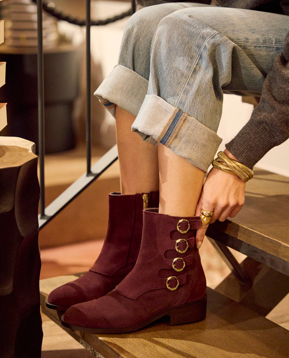 Botines Lilly Burdeos