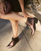 Botines Silvia Metal Burgundy