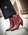 Botines Claire Burgundy