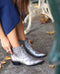 Silvia Metal Silver Ankle Boots