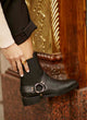 Leather ankle boot for women | Margot Black