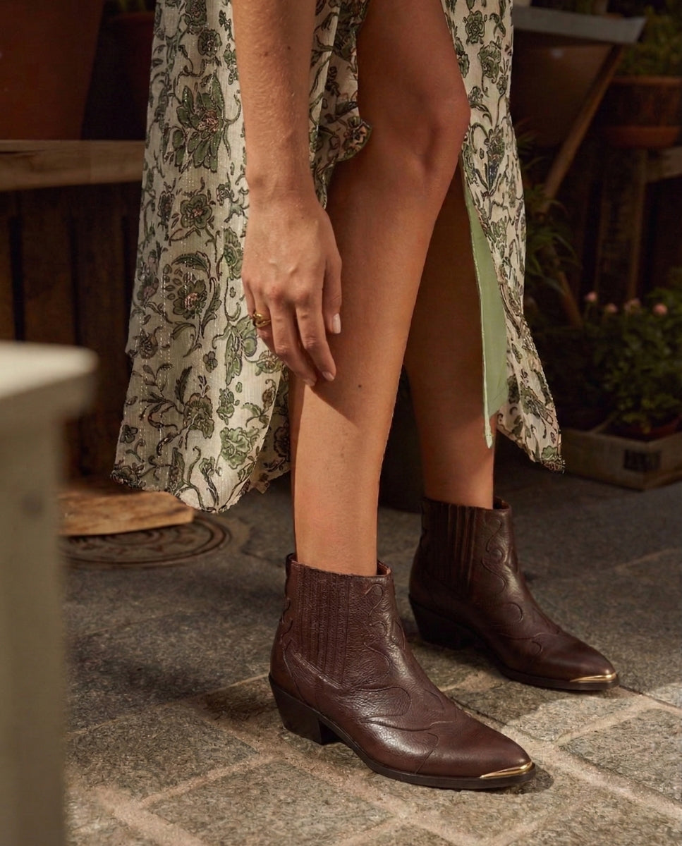 Botines Silvia Choco