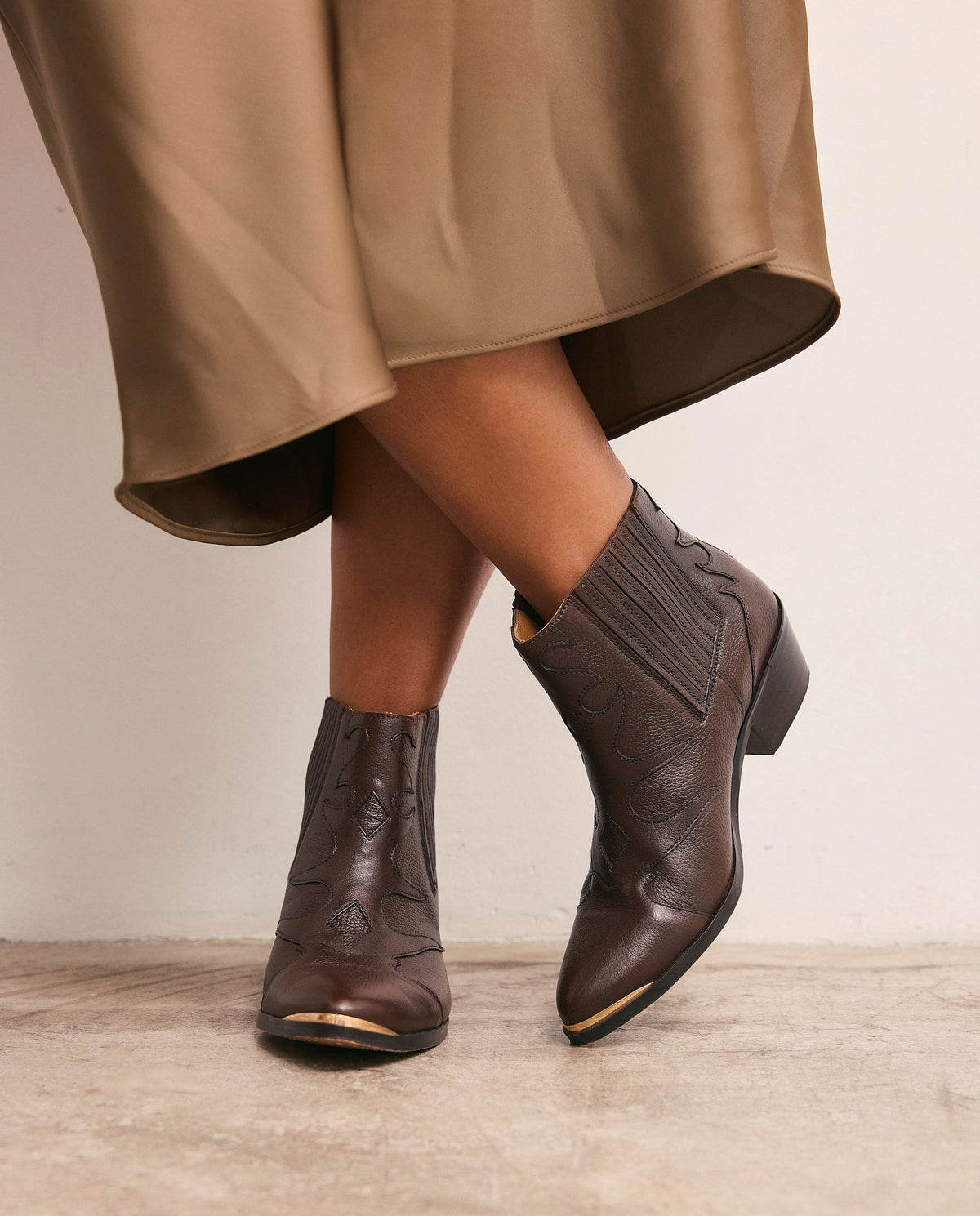 Botines Silvia Choco