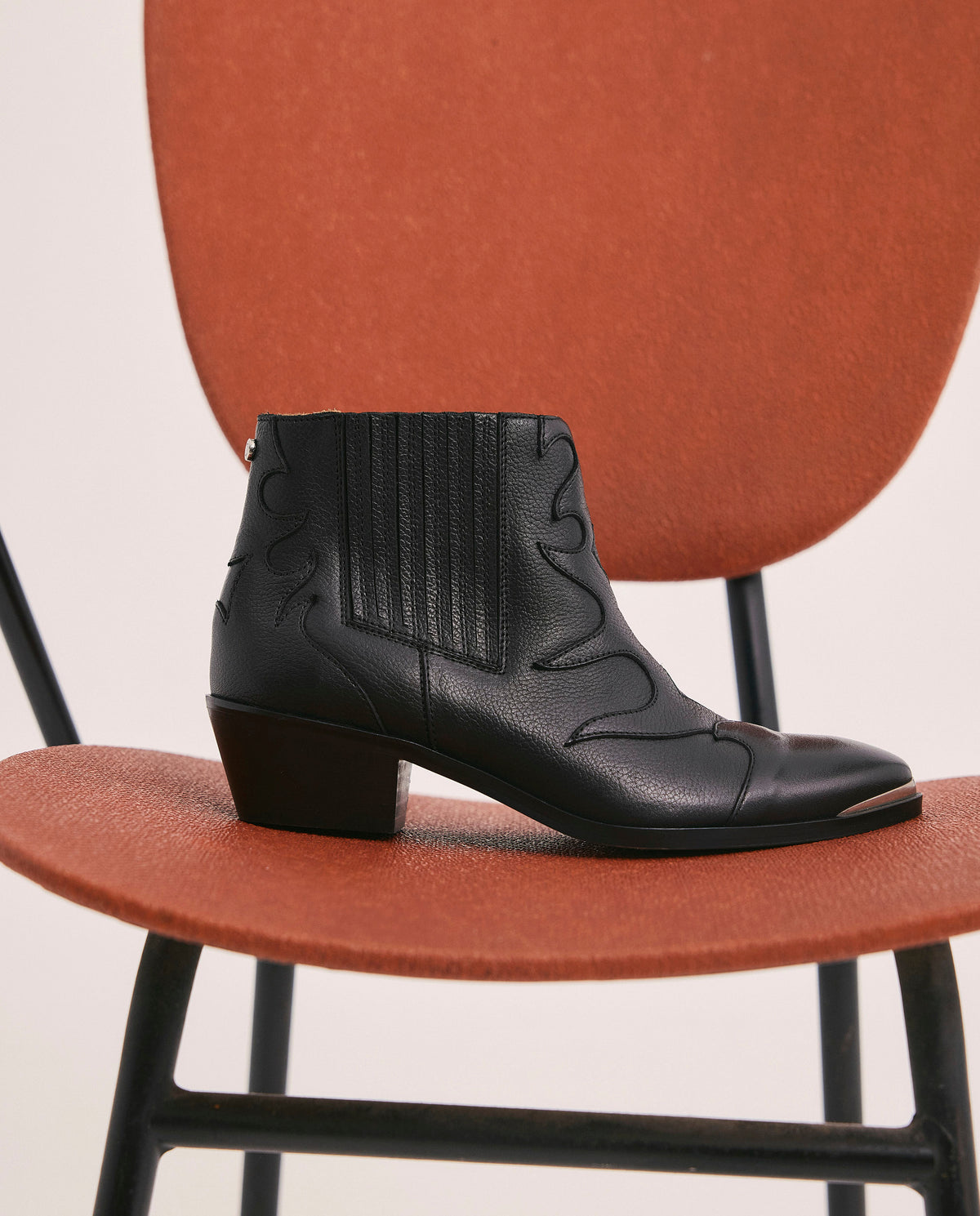 Silvia Black Ankle Boots