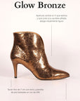 Botines Glow Bronze - cuchy.es