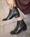 Botines Silvia Black Gloss - cuchy.es