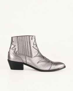 Silvia Silver Ankle Boots