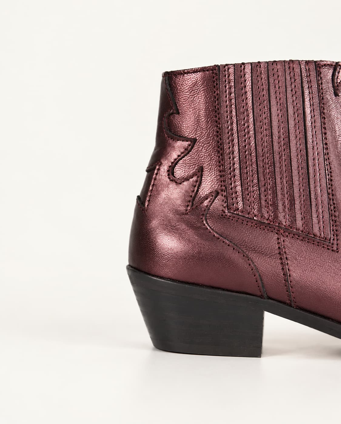 Silvia Burgundy Ankle Boots