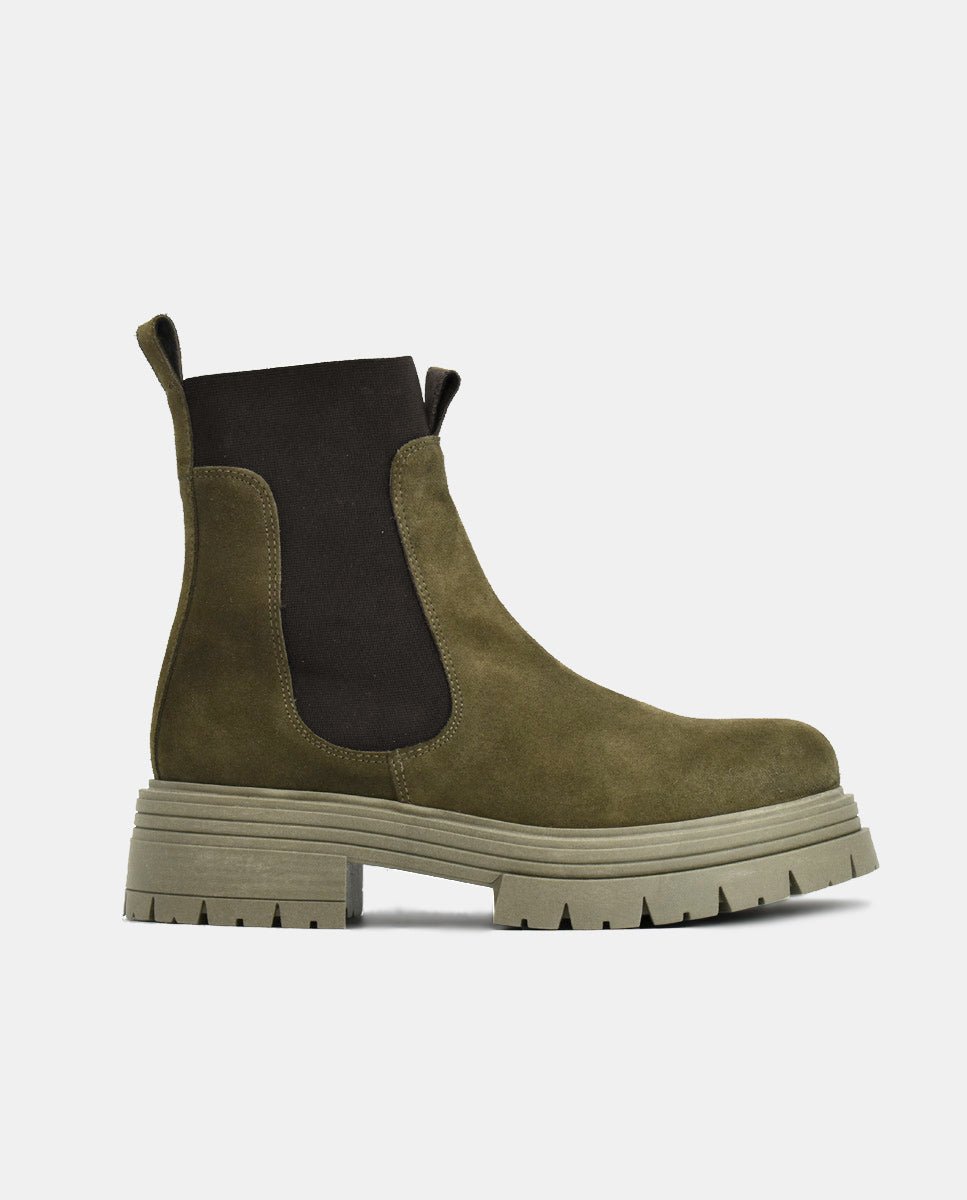 Botines Vivian Kaki - cuchy.es
