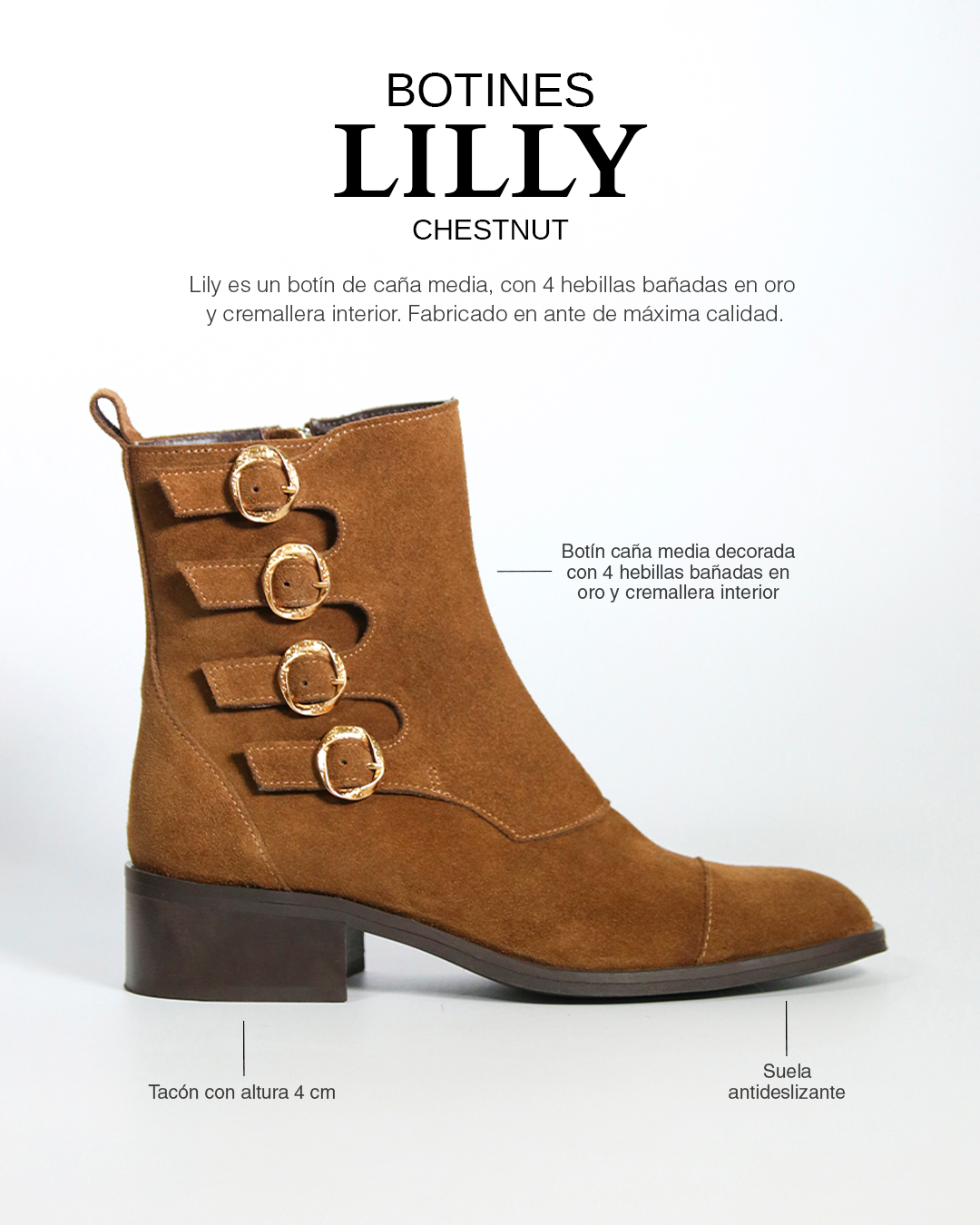 Botines Lilly Chestnut