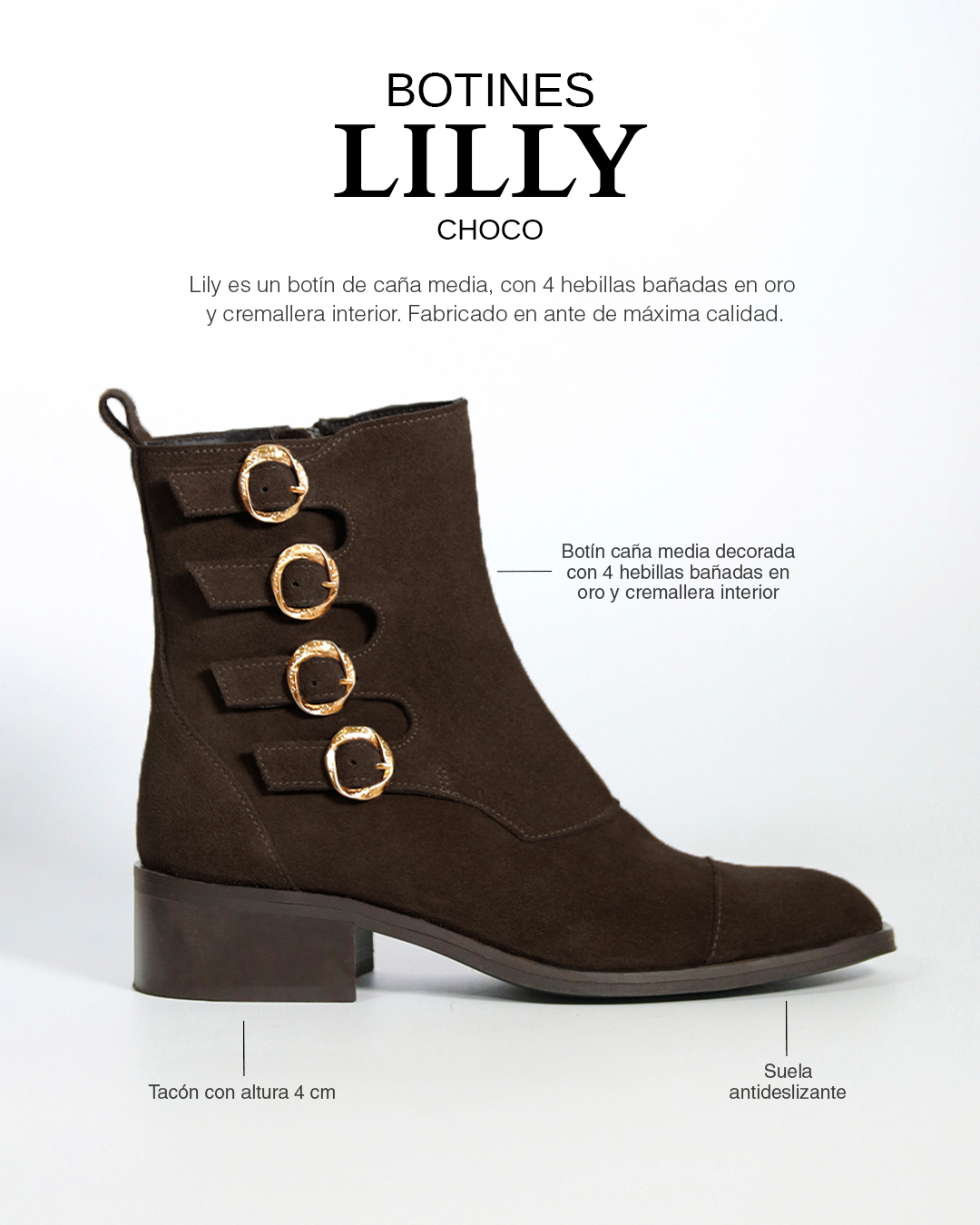 Botines Lilly Choco