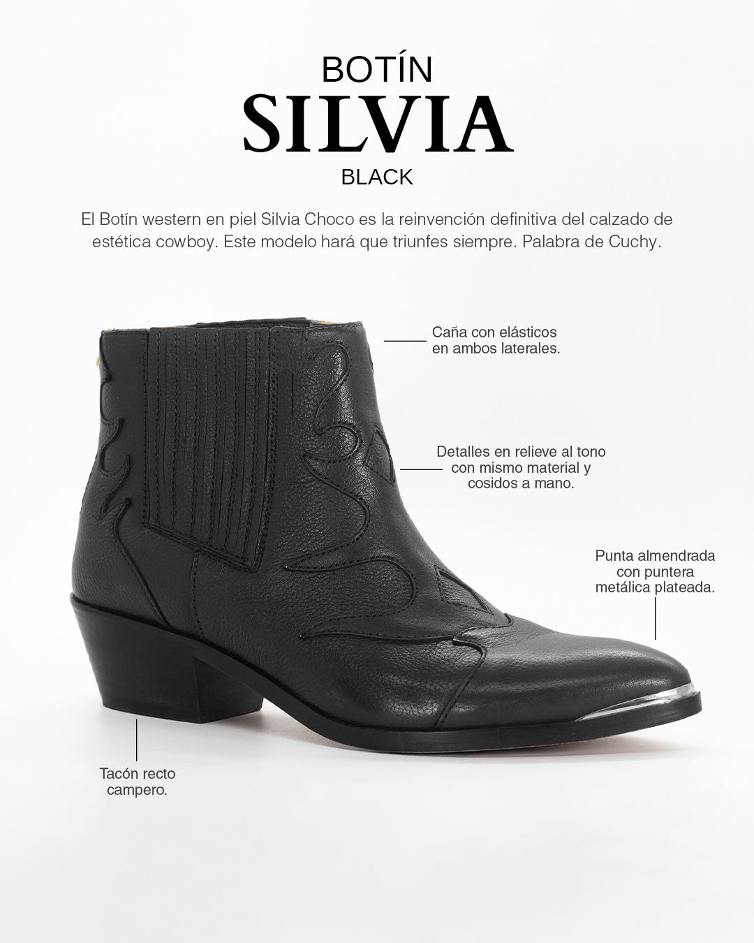 Botines Silvia Black