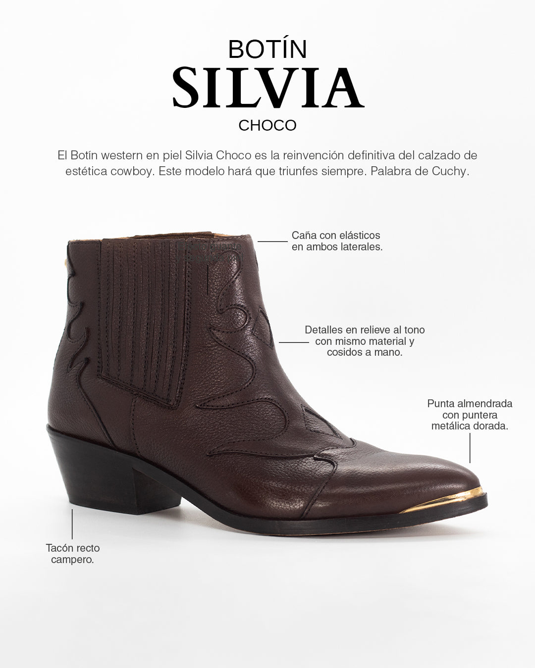 Botines Silvia Choco