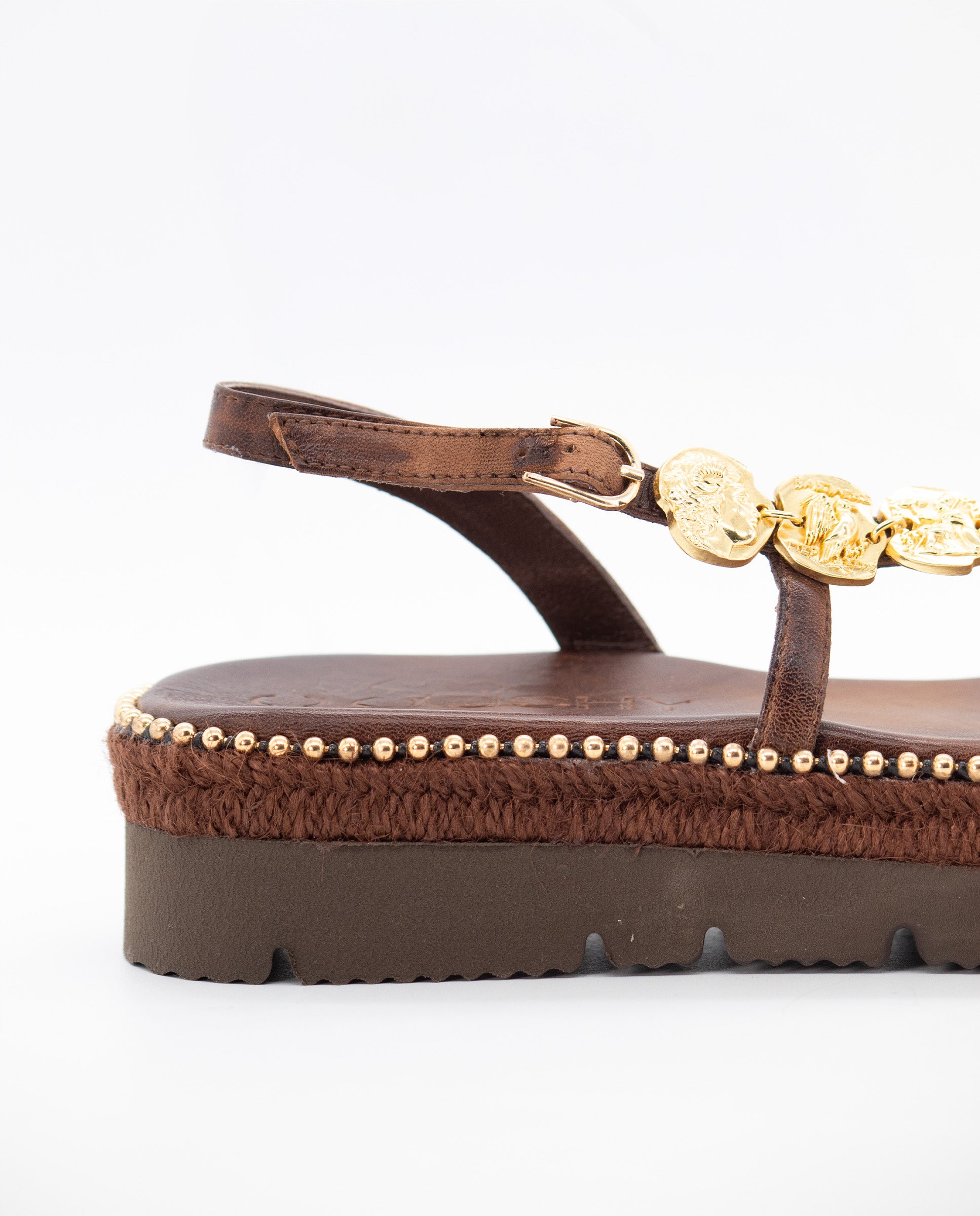 Paros Platform Sandals Chocolate