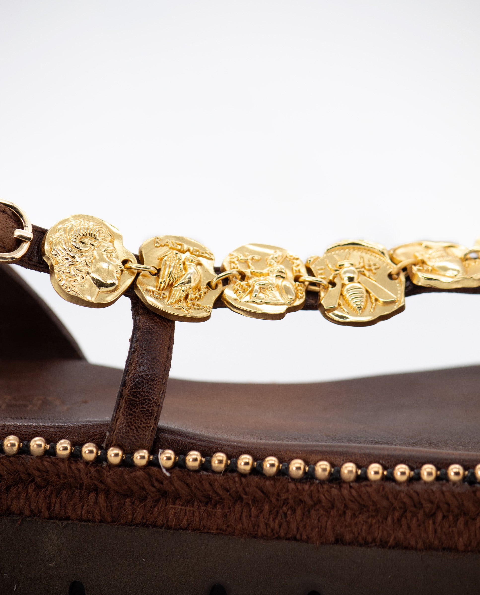 Paros Platform Sandals Chocolate