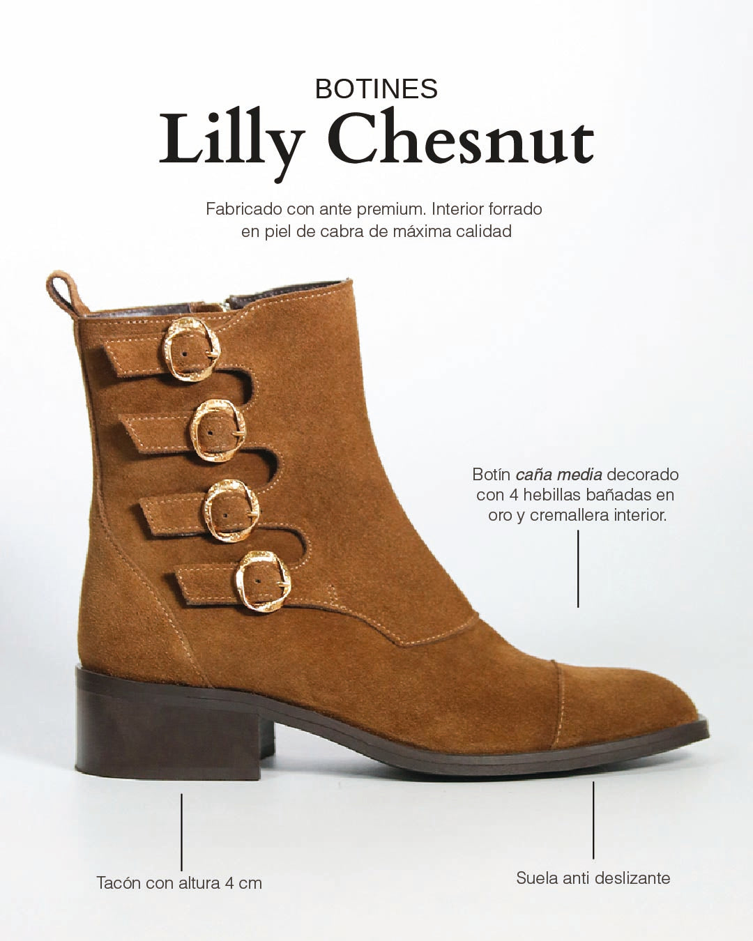 Botines Lilly Chestnut