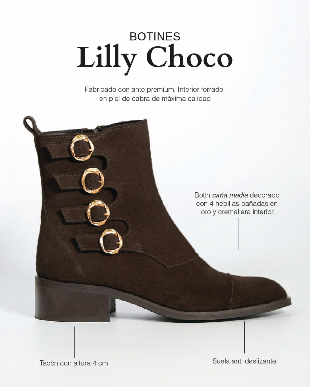 Botines Lilly Choco
