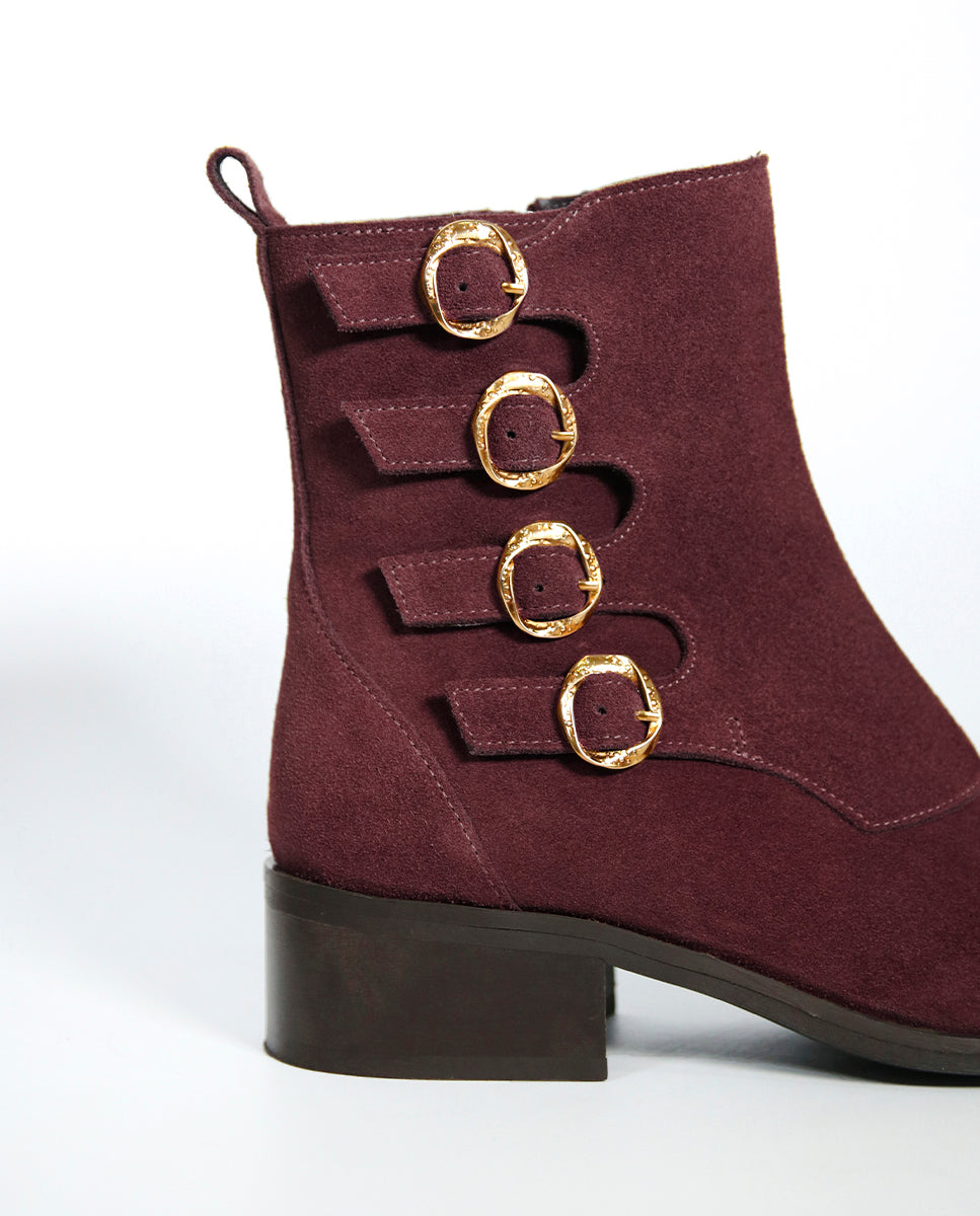 Botines Lilly Burdeos