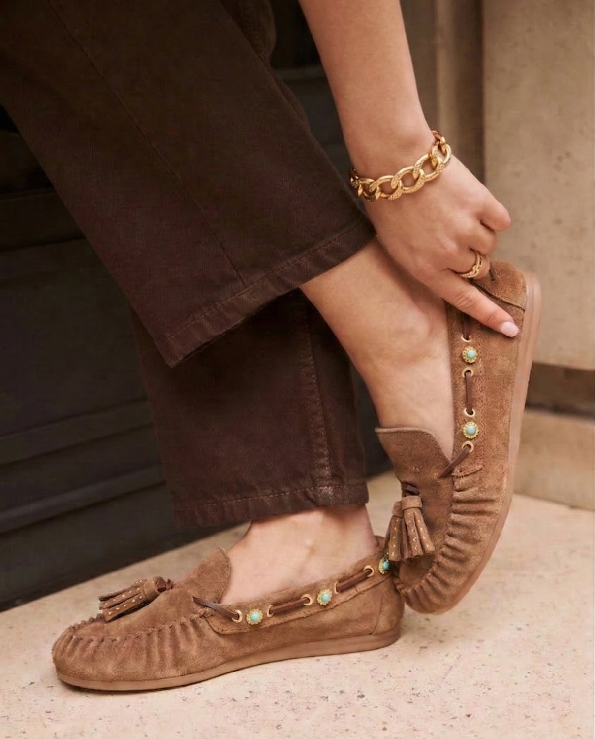 Mocasines Siena Taupe