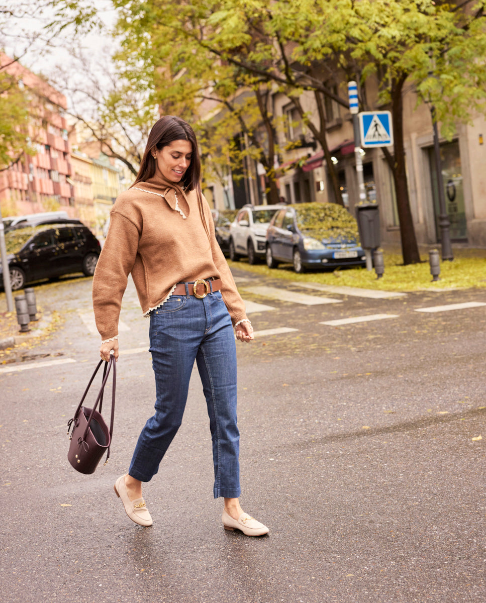 Mocasines Chloe Nude