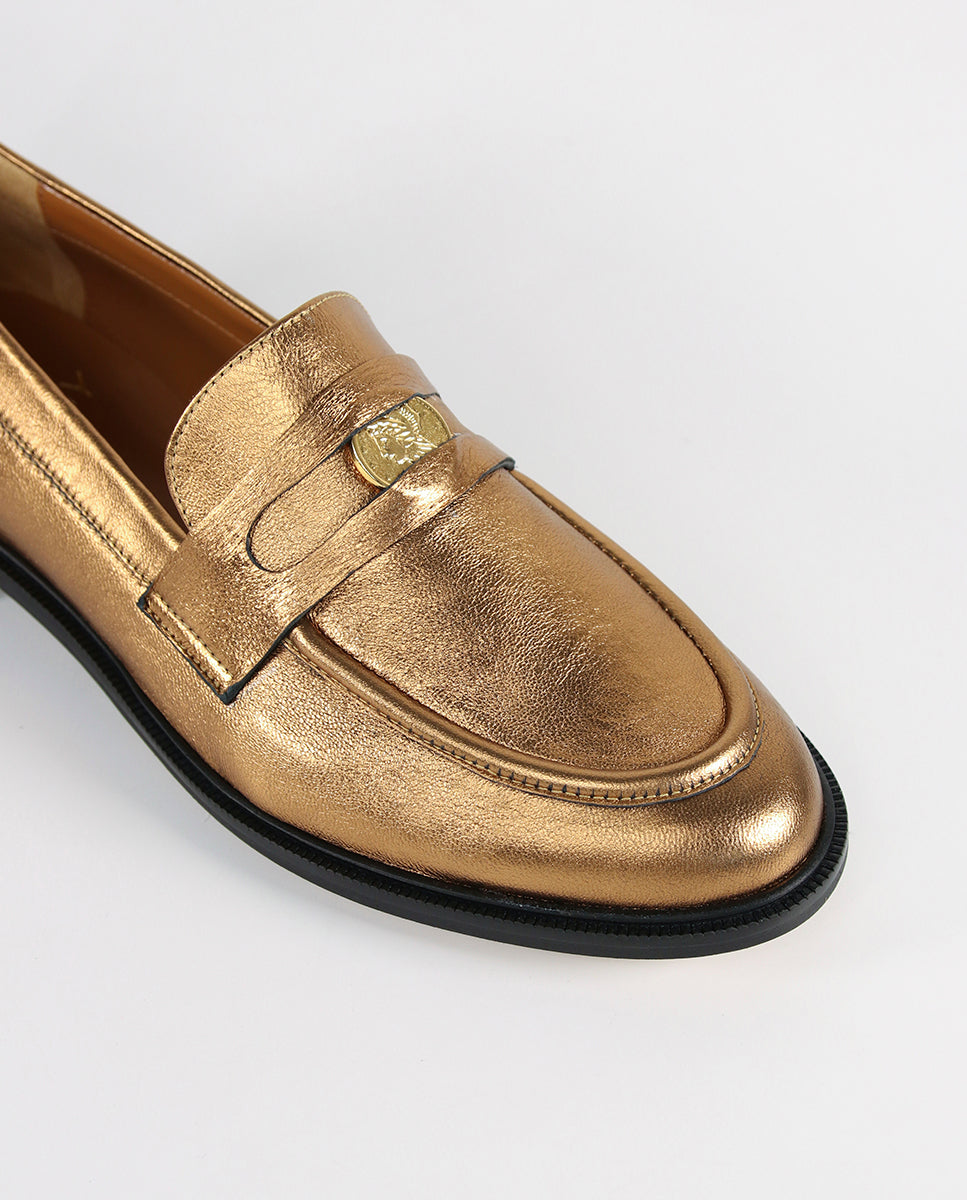 Mocasines Josephine Coin Gold