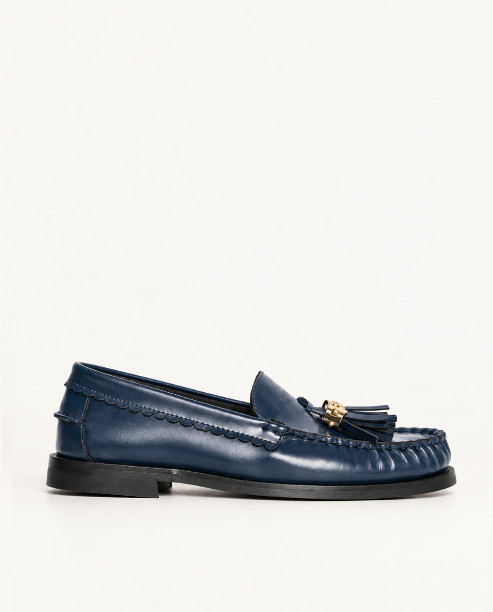 Jana Navy Loafers