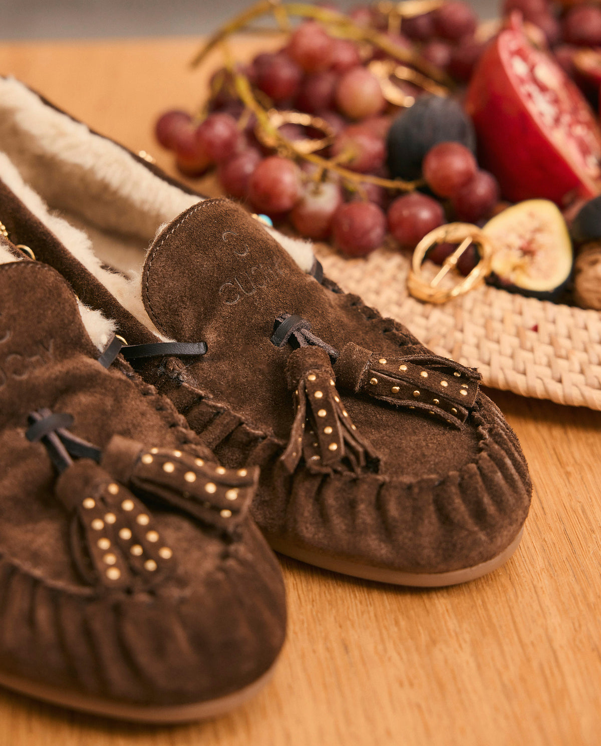 Mocasines Siena Choco Borreguito