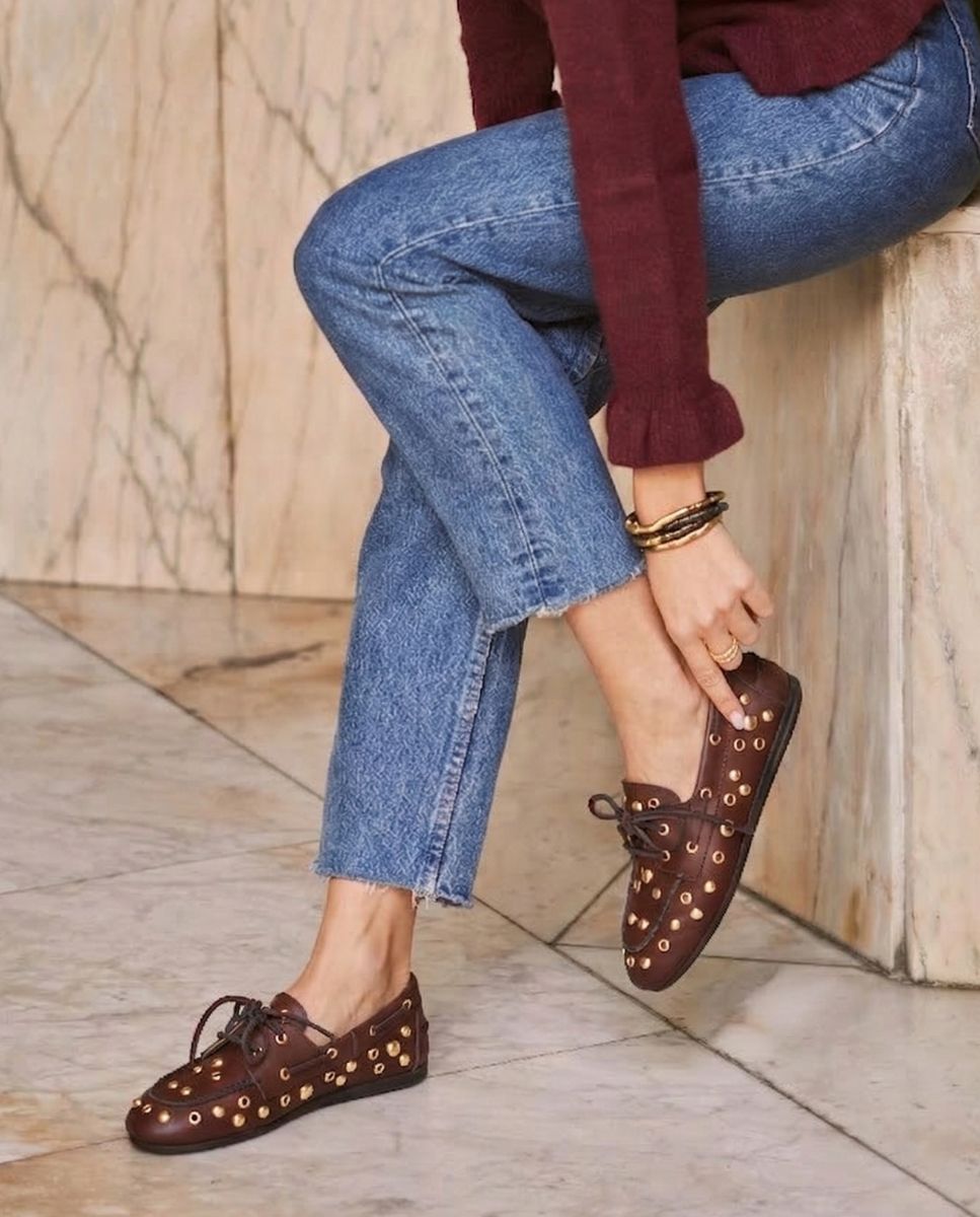 Mocasines Adele Burdeos