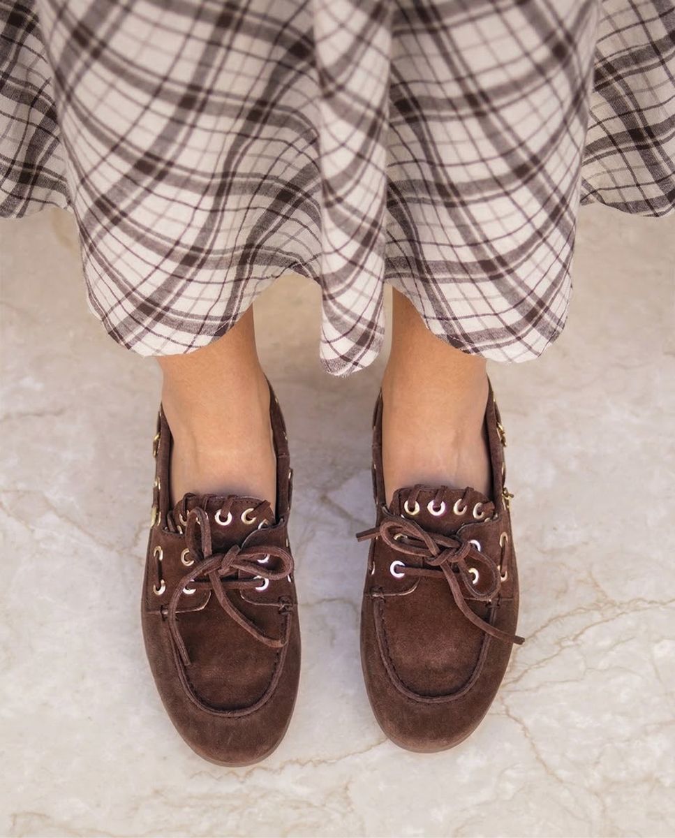 Mocasines Anne Choco