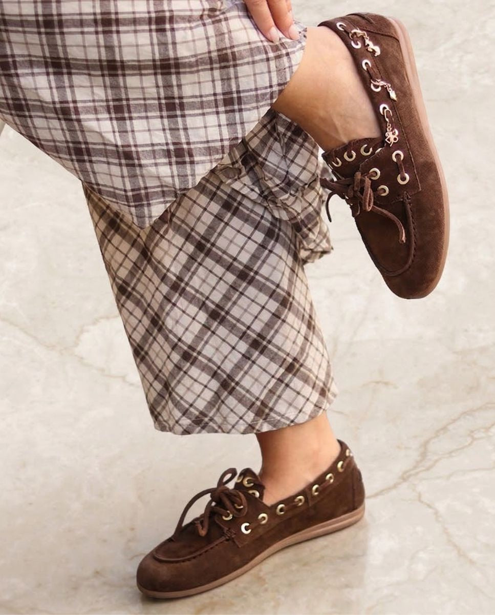 Mocasines Anne Choco