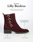 Botines Lilly Burdeos