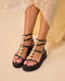 Sandalias Vesta Cuña 4 Black