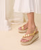 Sandalias Enea Cuña 7 Gold
