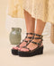 Sandalias Vira Cuña 7 Black
