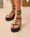 Sandalias Nysa Cuña 7 Black