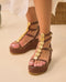 Sandalias Nysa Cuña 7 Choco
