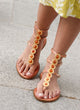 Sandalia griega de piel | Itaca Natural