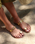 Greek leather sandals | Sifnos Choco