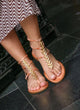 Sandalias griegas de piel | Agape Natural