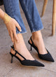 Stiletto heel and toe in strass | Elle Black