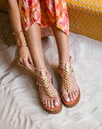 Greek leather sandals | Agape Natural Comfort Platform