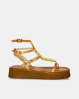 Greek leather sandals | Agape Natural Comfort Platform