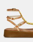 Greek leather sandals | Agape Natural Comfort Platform