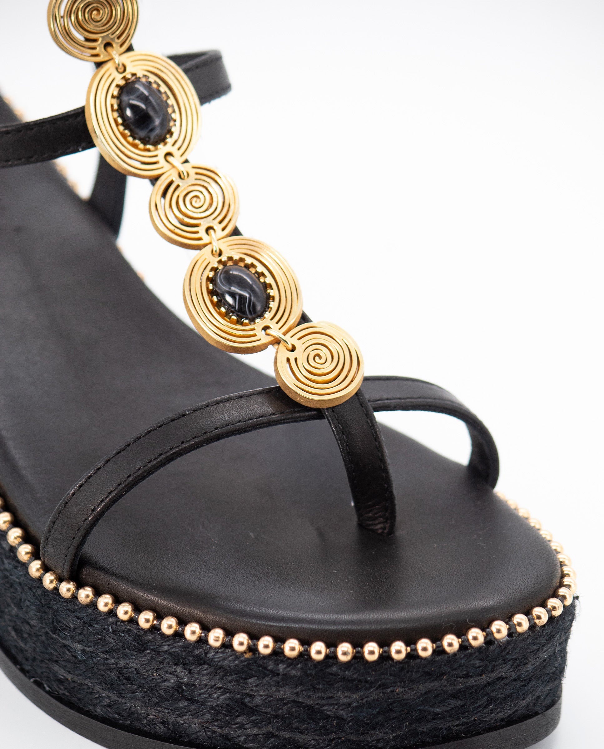 Sandalias Dione Cuña 7 Black