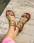 Sandalias Itaca Plataforma Confort Choco