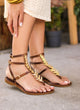 Greek leather sandals | Agape Choco